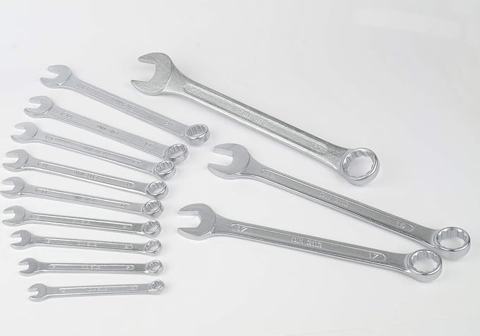 Elektrische Schroevendraaierset, 7 stuks, DIN 3113, Chroom Vanadium Staal