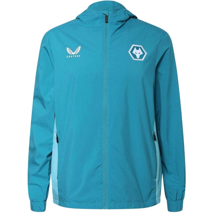 Castore Heren Wolverhampton Wanderers FC Jas (Pagoda Blauw)