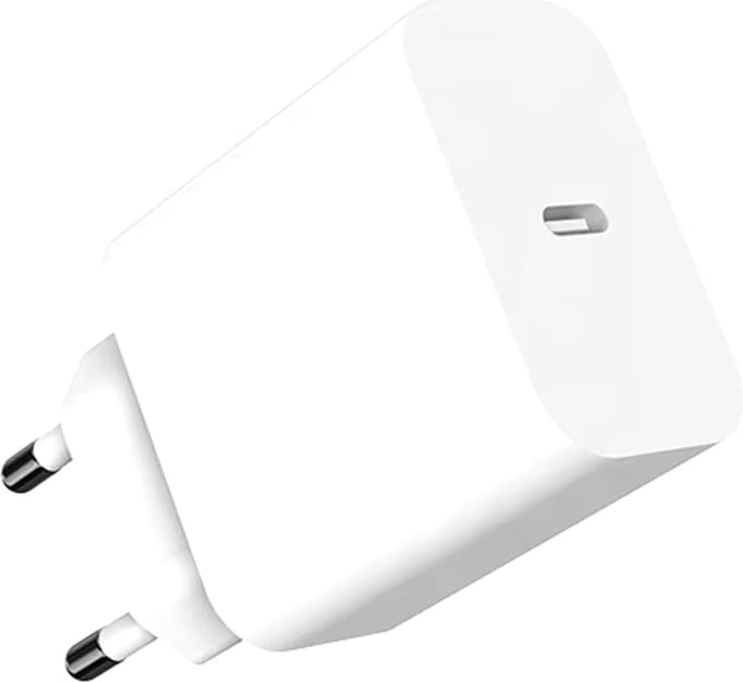 USB C Snellader Adapter Oplader Universeel - USB C PD Oplader Snellader - Wit - voor alle telefoons en tablets met USB C Aansluiting