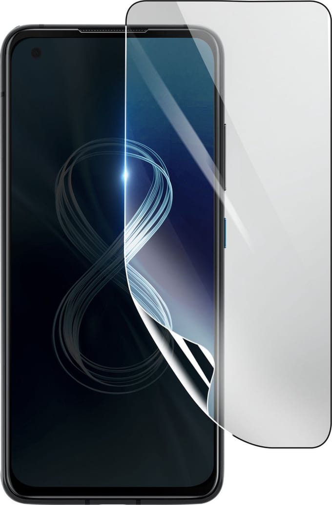 3mk, Geschikt voor Asus Zenfone 8, Schokbestendige Hydrogel Screenprotector, Transparant