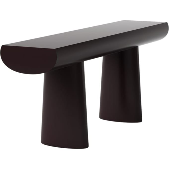 Karakter Console Tafel - donkere aubergine