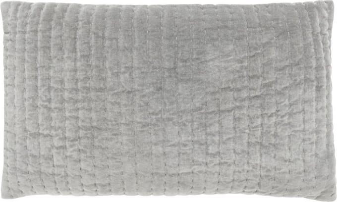 Nordal Kussen Castor Grijs Velvet 38 x 63, inclusief vulling