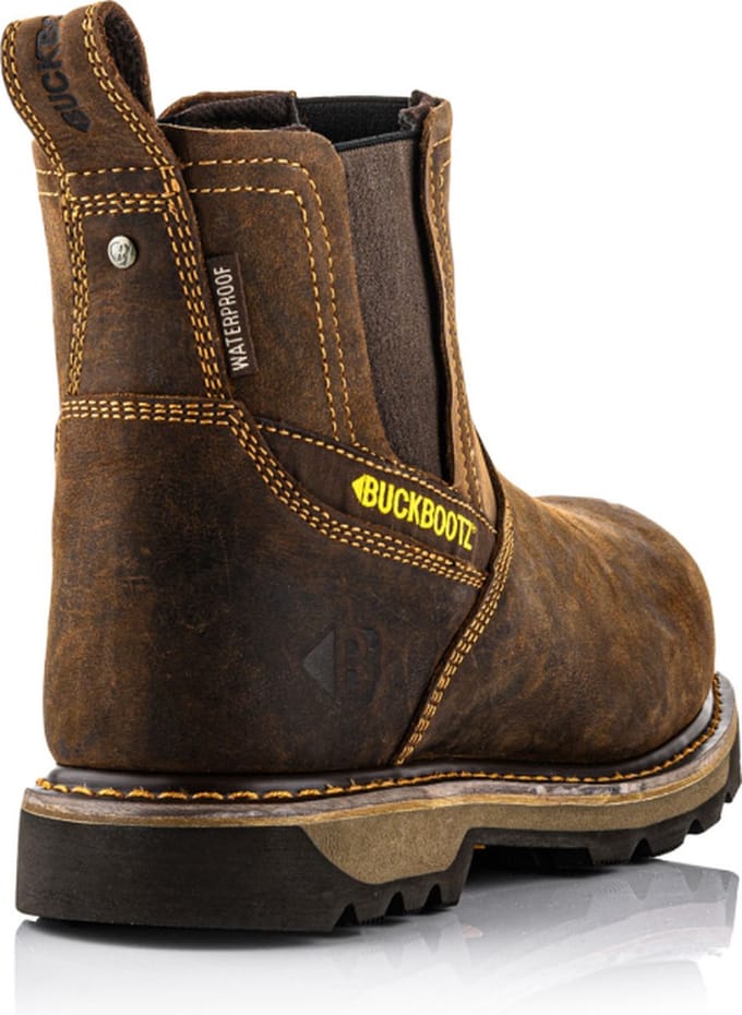 BuckBootz Instapper B1180 S3 - Donkerbruin - 43