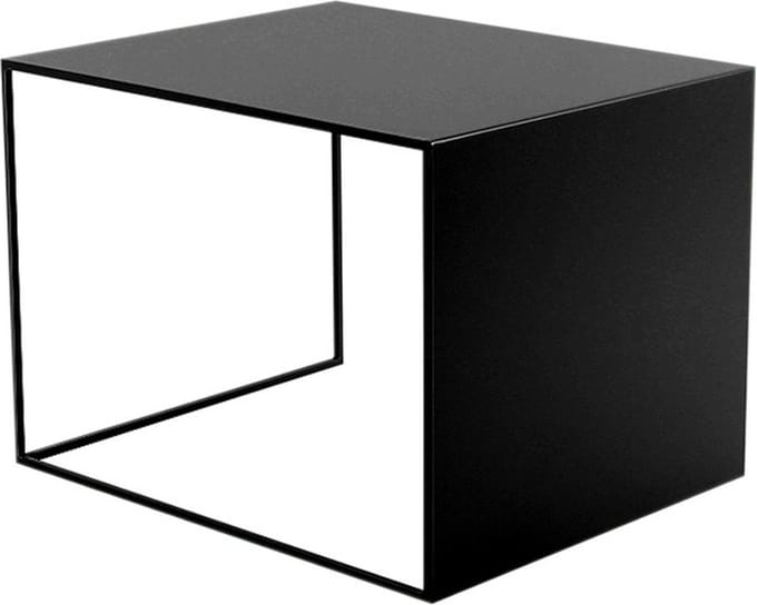 Bronx71® Bijzettafel Gianni metaal zwart 40 cm hoog
