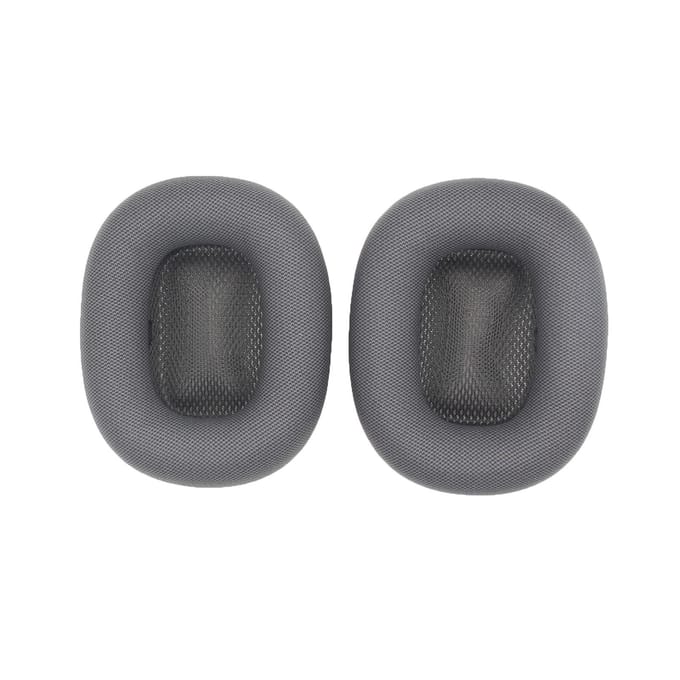 Oorkussentjes van meshstof Vervangingshoofdtelefoonkussen Eenvoudig te installeren Compatibel met AppleAirPods Max grijs