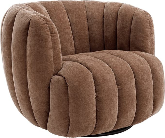 Tower Living - Verdi draaifauteuil - mocca