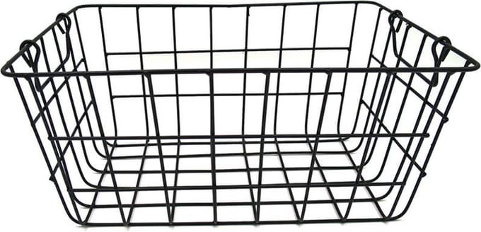Lavandoux - Draadmand - Metaal - Zwart - 33x20x12 cm