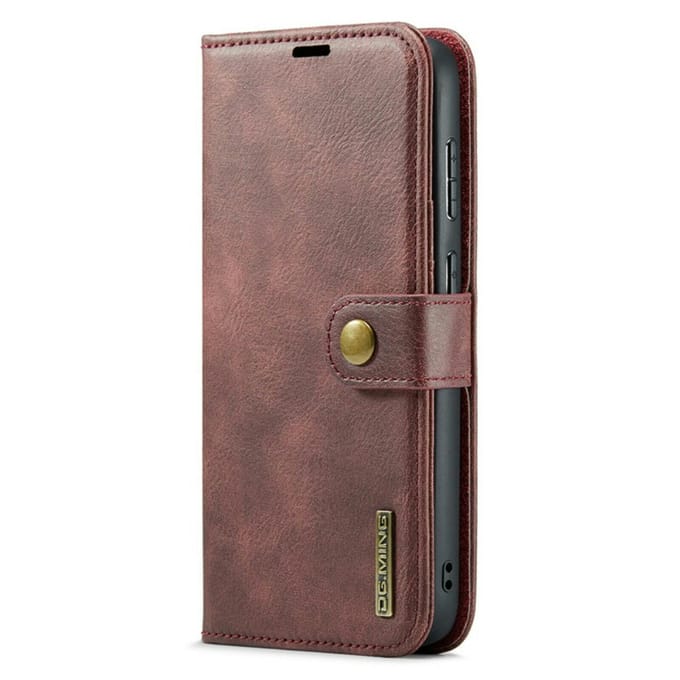 DG.MING Samsung Galaxy S10 Lederen 2-in-1 Wallet en Hoesje Rood