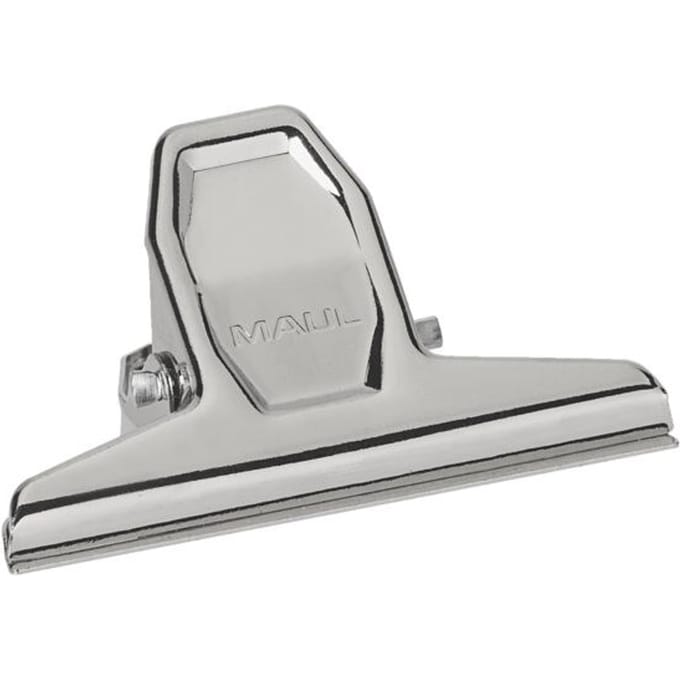 Papierklem maul pro 75mm capaciteit 20mm zilver