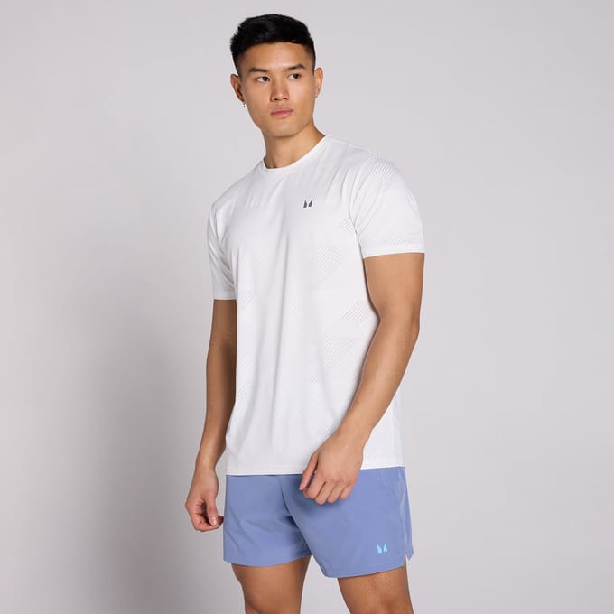 MP Heren Active Training Pillar Graphic T-Shirt - Wit - XXL