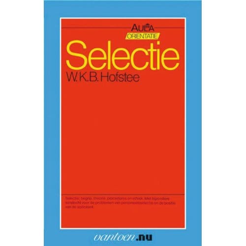 Selectie - Vantoen.Nu - W.K.B. Hofstee