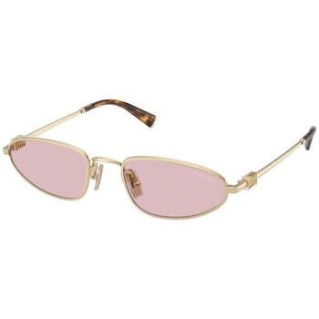 Miu Miu Ovaal Dames Licht Goud Roze MU52AS