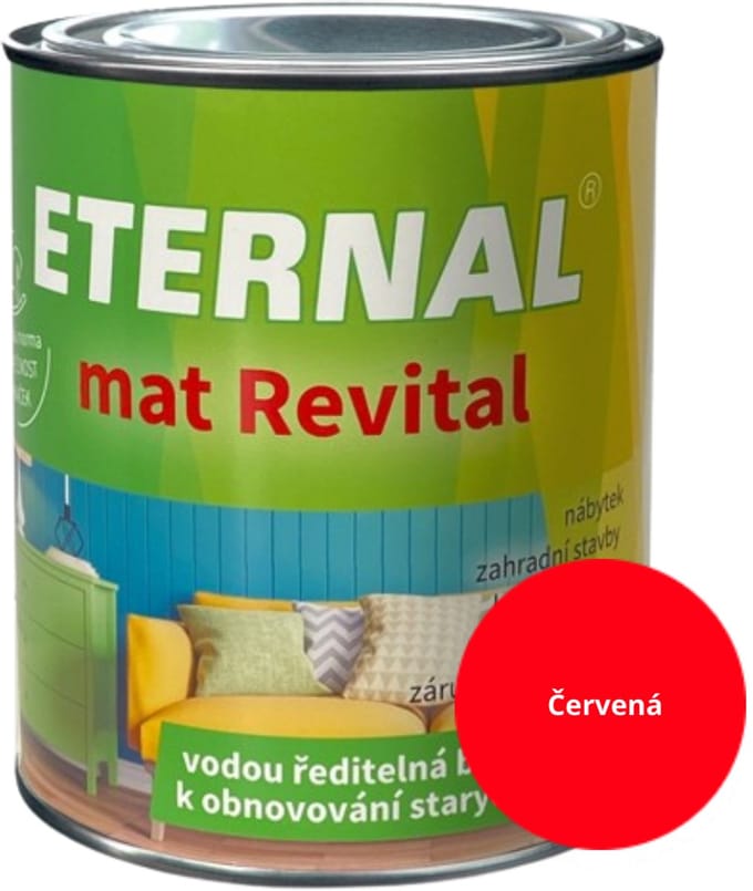 Eternal MAT Revital 0,7 kg, Rood (RAL3020)