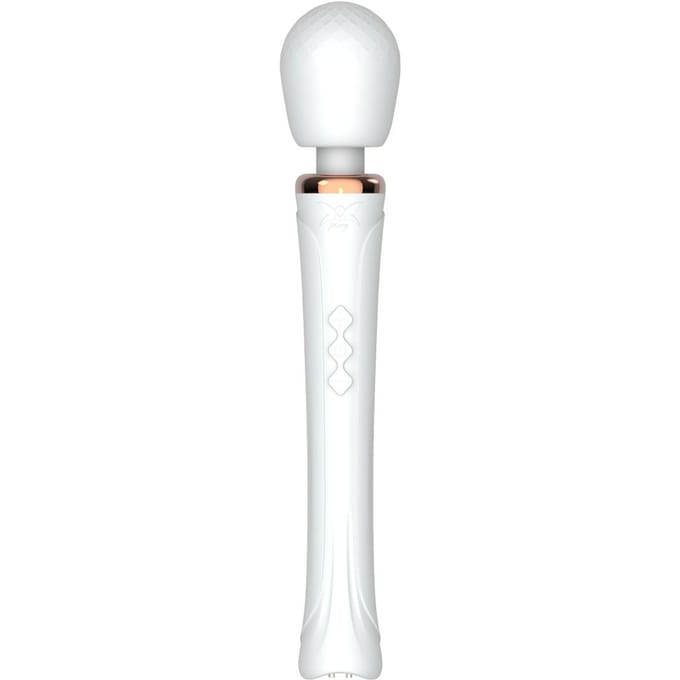 Pixey Aquawand - Draadloze Wand Vibrator - 20 Standen - Oplaadbaar - Spatwaterdicht - Wit