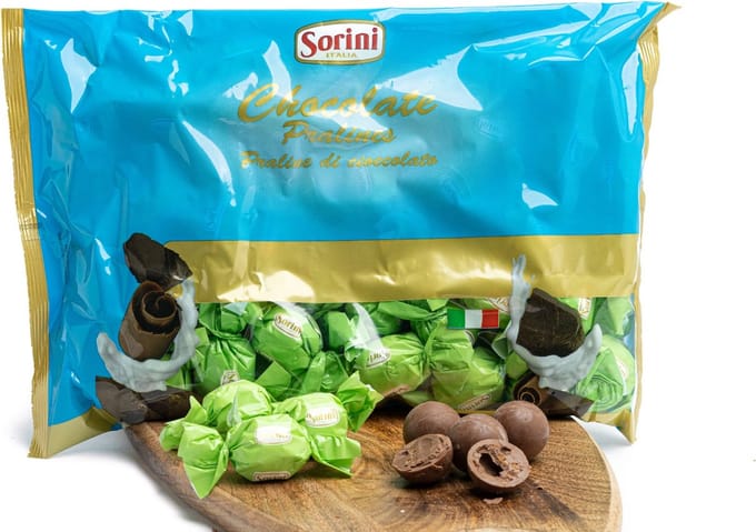 Sorini Melk Pralines Groene Wikkel 1 Kilo