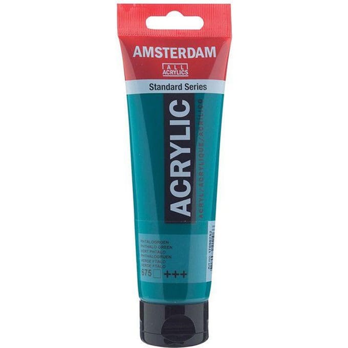 Amsterdam Standard Series Acrylverf Tube 120 ml Phtalogroen 675