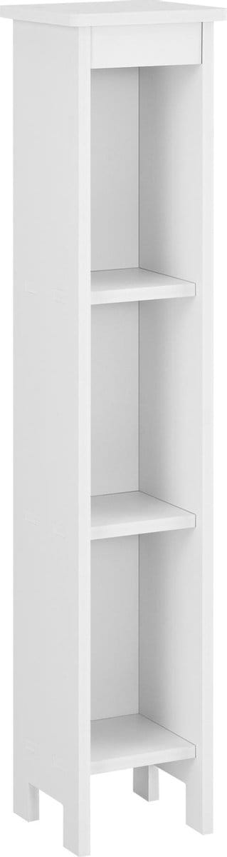 Open kast Bracke met 3 vakken HKC kolomkast 80x17x17 wit