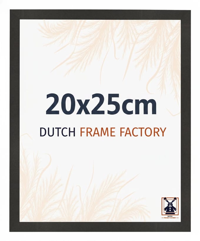 Fotolijst 20x25 cm - MDF - Zwart Mat - Benno