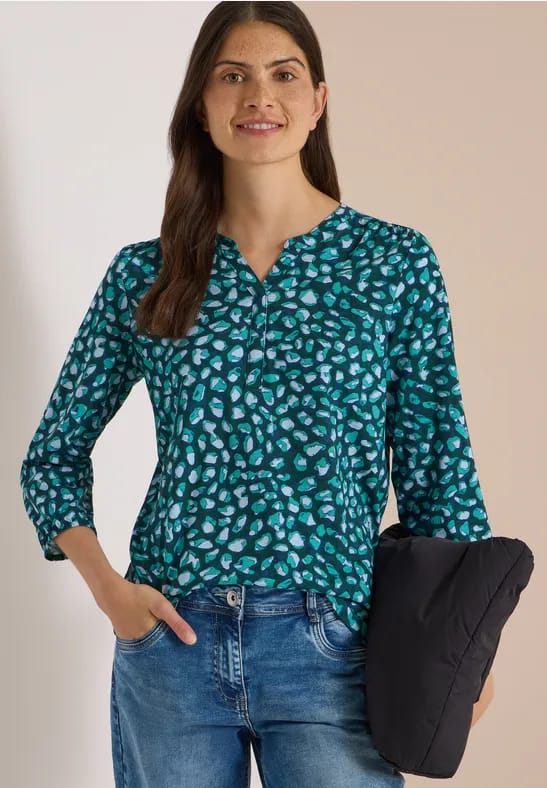 Shirt met 3/4-mouwen in tuniekstijl