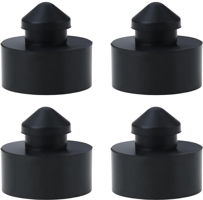 Dailygoods- Seat Bump Stoper - 4 Stuks - Duurzaam Rubber - Trillingsdemping - Compatibel met Suzuki - Buitendiameter 22mm - Hoogte 20mm - Rubber Buffer