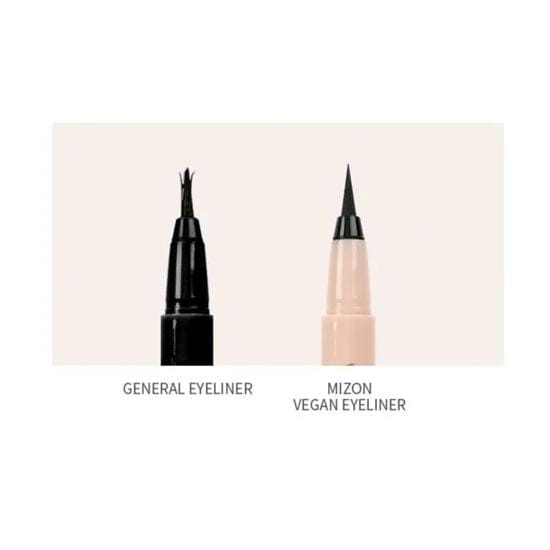 MIZON veganistische eyeliner black white