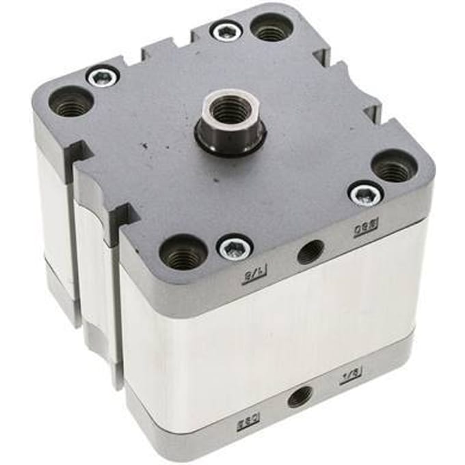 ISO 21287 Compacte Dubbelwerkende Cilinder 80-30mm - Magnetisch
