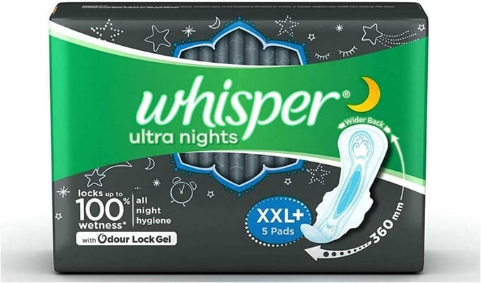 Extra Brede Nachtverband met Vleugels - XXL Plus - 5 Stuks