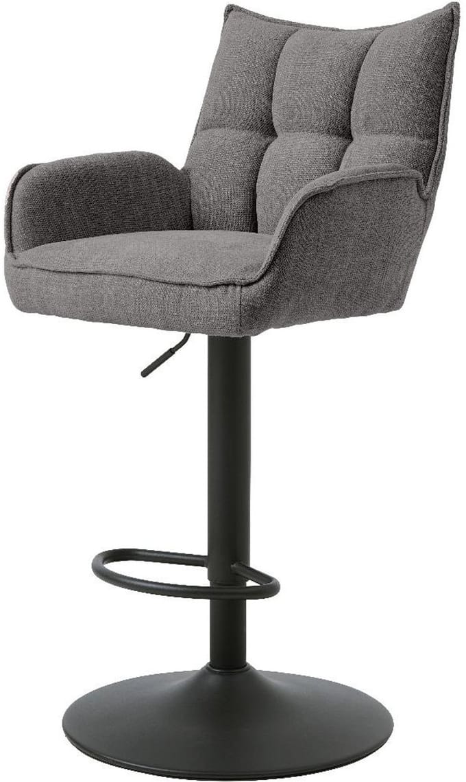 Nordic Home - Janna verstelbare barstoel - grijs