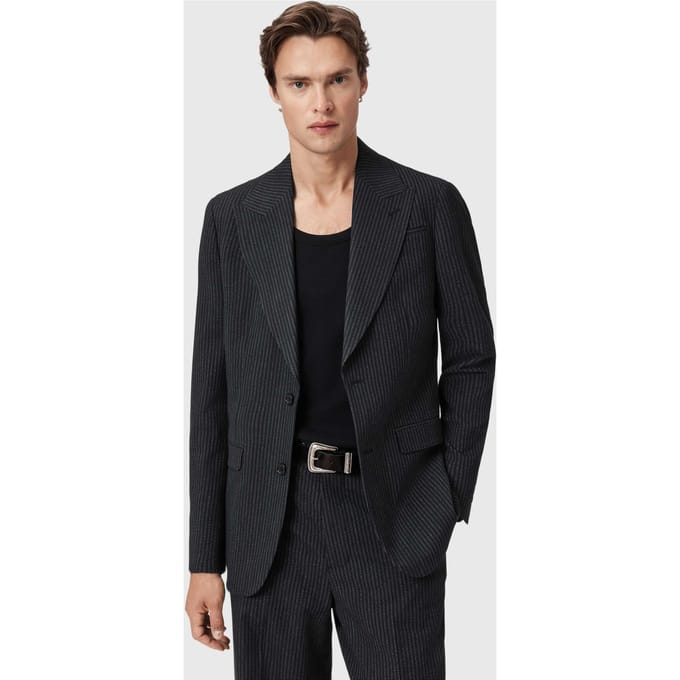 AllSaints Renegade Blazer Black Größe: 38 | Blazer Outlet | Herren | Schwarz