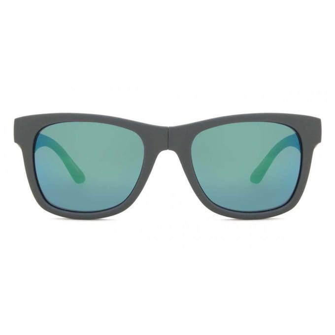 Lacoste L778S 035 opvouwbare zonnebril mat grijs blauw