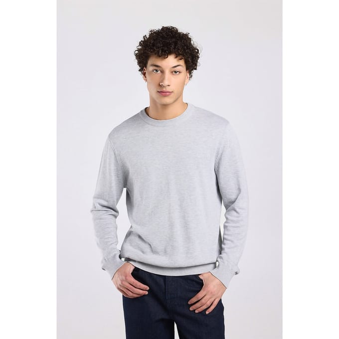 America Today Kay Light Grey Melange Taglia: S | Maglie a manica lunga Outlet | Uomo | Grigio