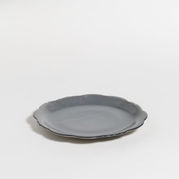 The Table Amsterdam Attic Ontbijtbord - Poppy Seed - Ø22 cm - Zwart