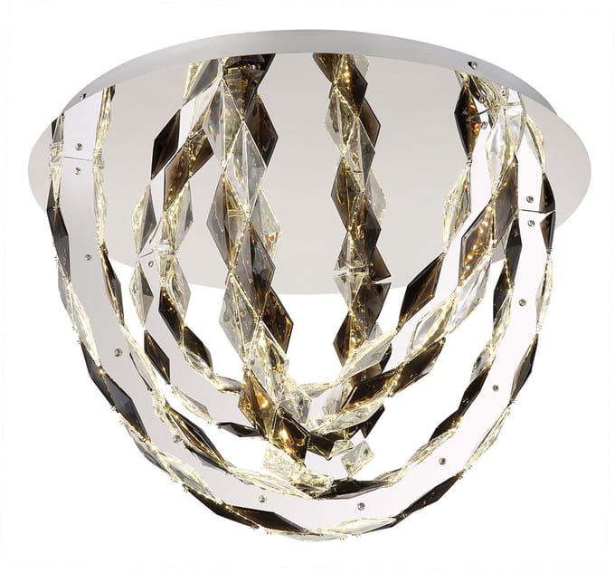 Globo - plafonniere - Karilion - chroom - metaal - Ø 60cm - LED - 67318D3