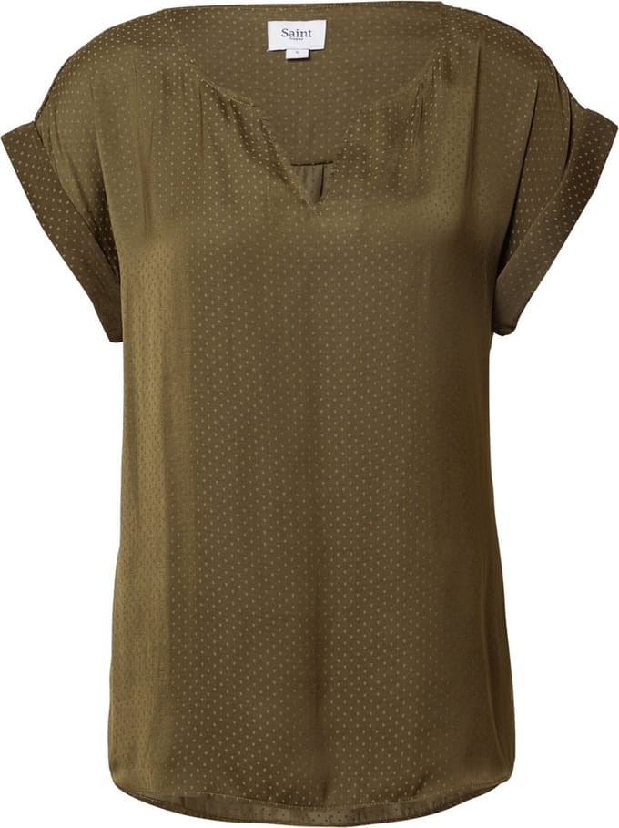 Mouwloos shirt Classic fit Army Green dark green