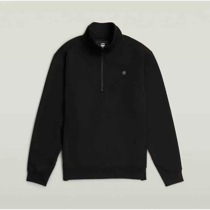 G-STAR Premium core half zip r sw l\s Heren Trui - dk black