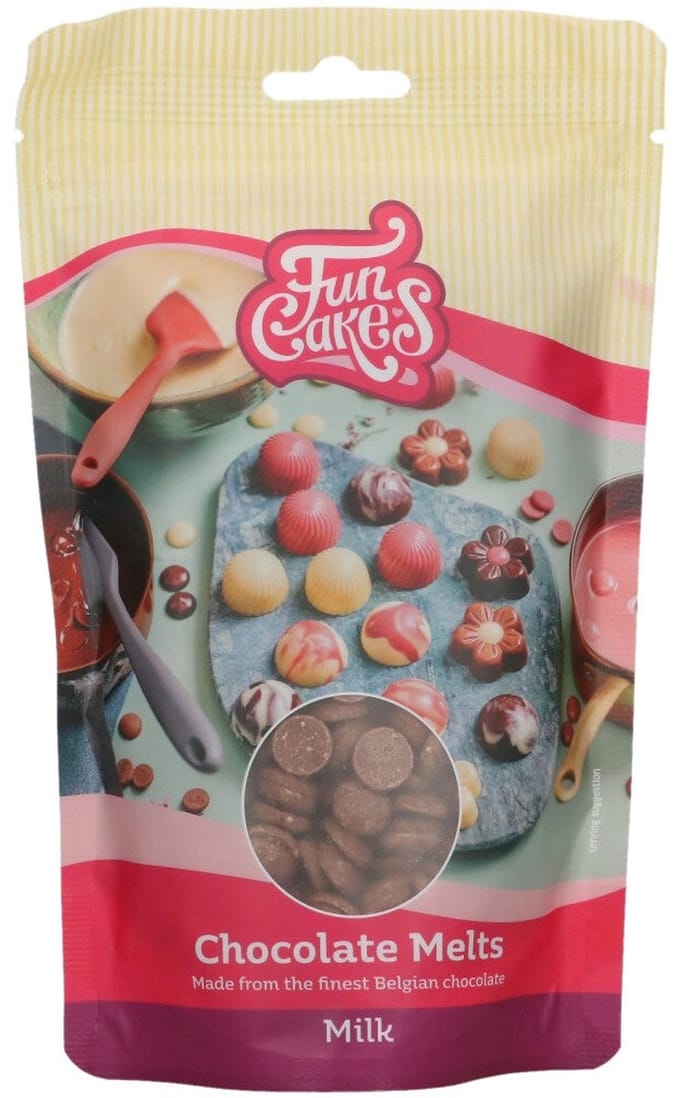 FunCakes Chocolade Melts - Melk - 350g - Smeltchocolade - Candy Melt