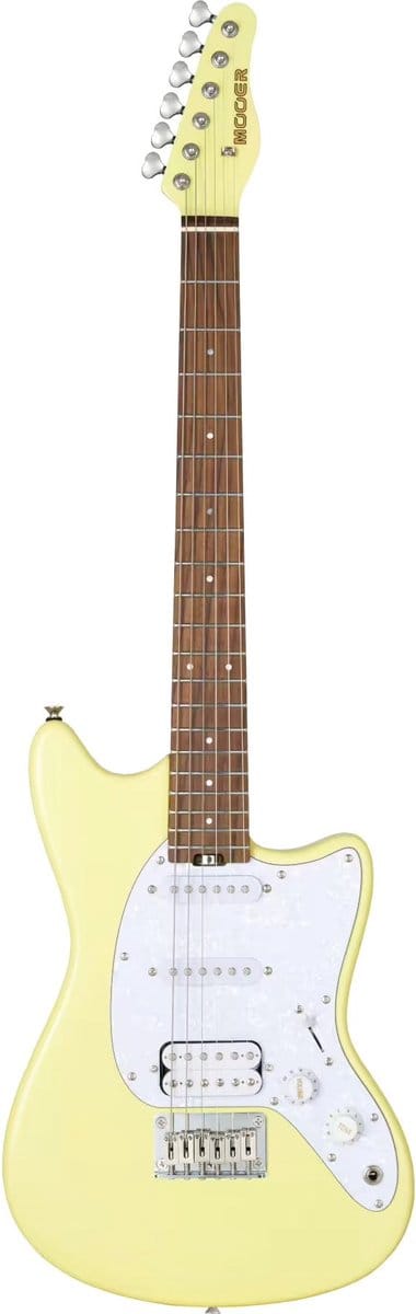 Mooer MLT10 Guitar Candy Yellow elektrische gitaar met gigbag