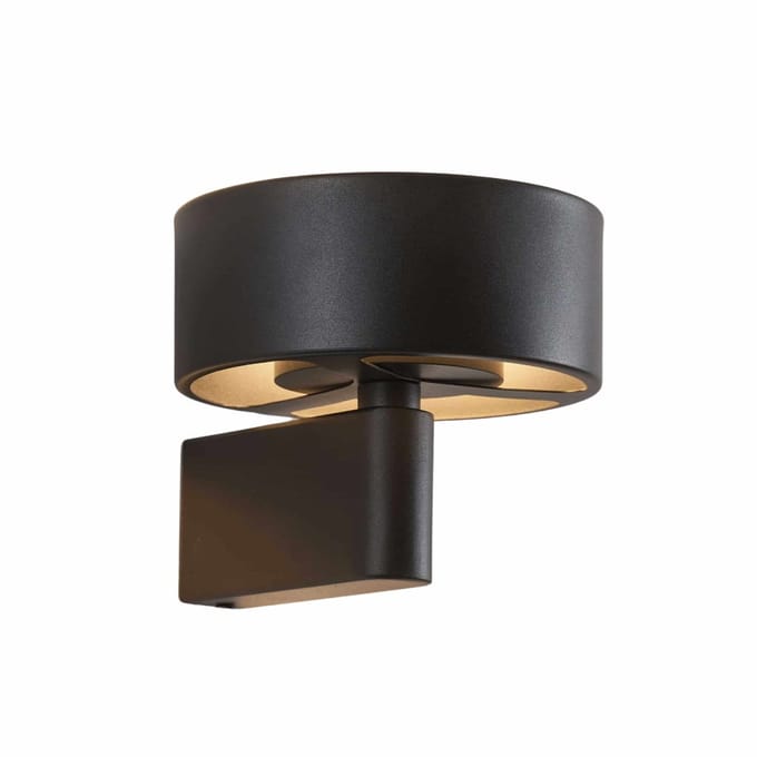 Kosilum - Prins - Wandlamp - Zwart - Metaal en acryl