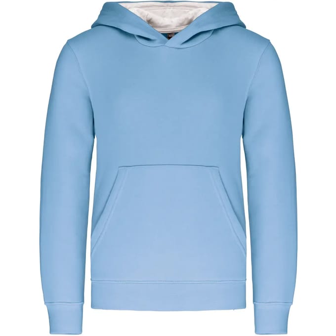 Junior Hoodie Kariban Contrastée