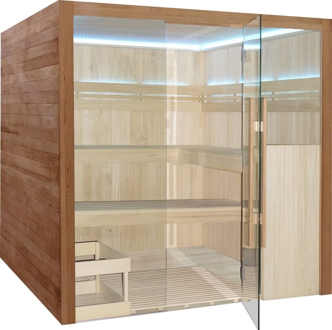 Interhiva Sauna Royal De Luxe - Finse Sauna - Sauna cabine - 2m x 2m