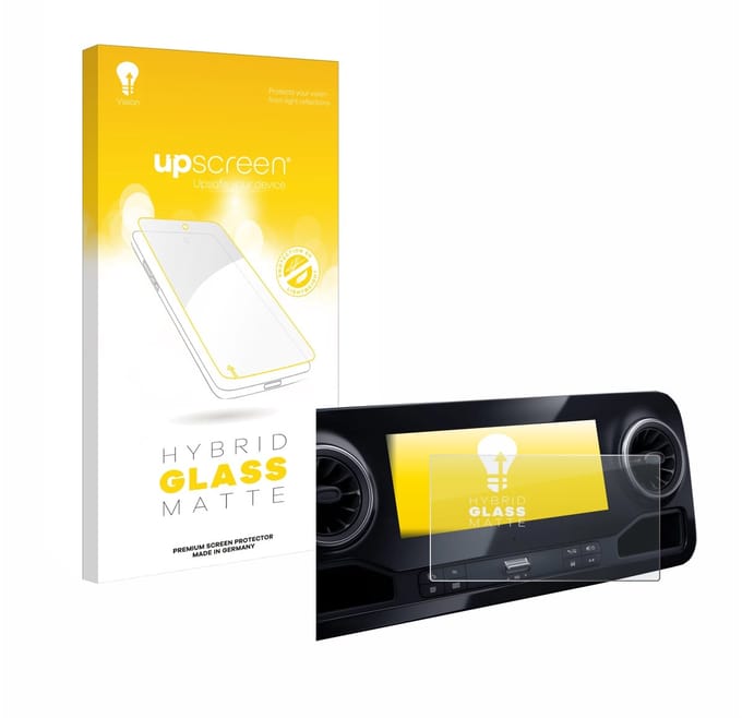 upscreen - Screenprotector voor Mercedes-Benz Sprinter 2018 MBUX 7" - Folie Beschermfolie Beschermglas matte