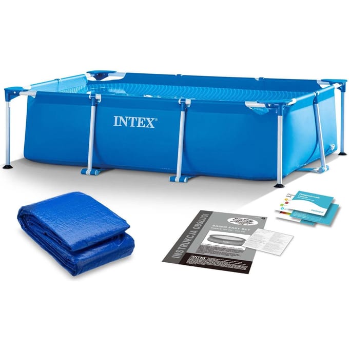 Frame tuinzwembad 220 x 150 x 60 cm 2 in 1 INTEX 28270