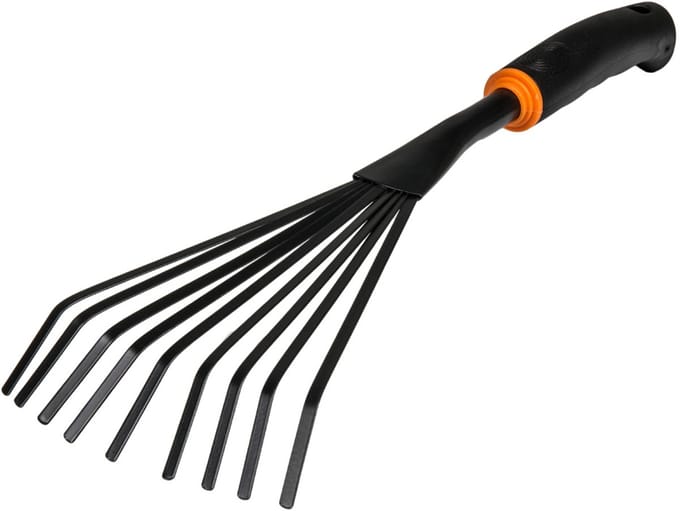 Bradas hand-bladharkje DE LUXE, breedte: 120 mm, zwart
