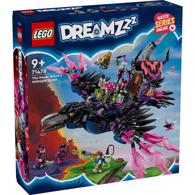 LEGO DREAMZzz The Never Witch’s Midnight Raven Toy Set 71478