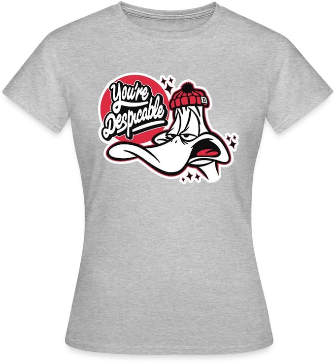 Looney Tunes Daffy Duck Despicable T-Shirt Dames