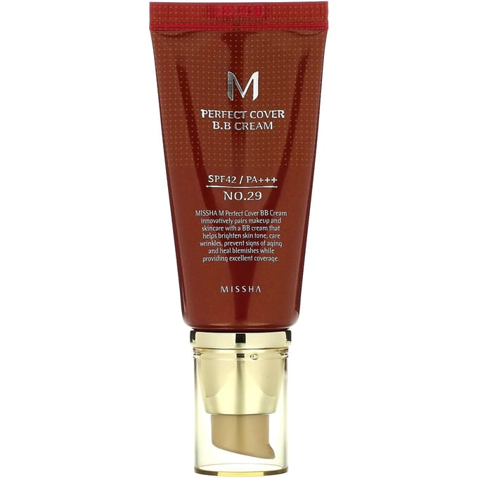 M Perfect Cover BB Crème, Spf 42 Pa++, Nee. 29 Karamel Beige, 50ml(1.7 fl oz) brown