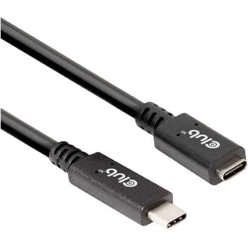 club3D CAC-1531 USB-C-kabel USB 3.2 Gen1 USB-C stekker, USB-C bus 1.00 m Zwart