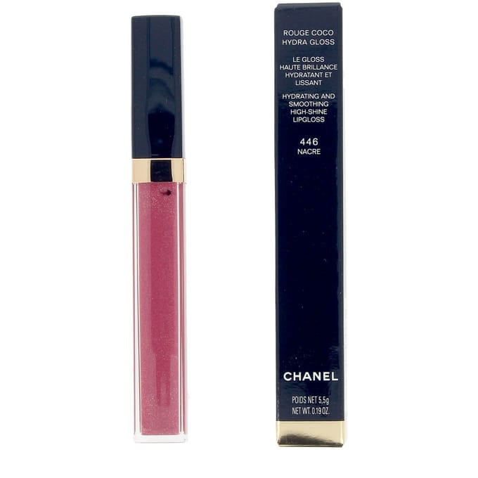 CHANEL - Rouge Coco Hydra Gloss Hydraterende En Gladstrijkende Hoogglans Gloss 446 NACRE
