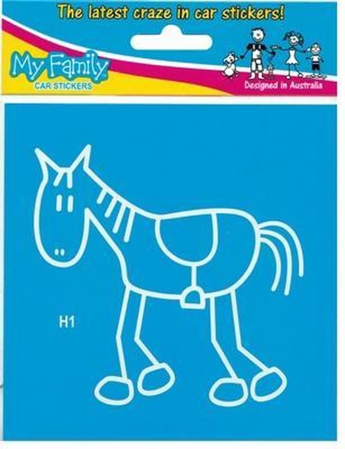 Paard, autosticker