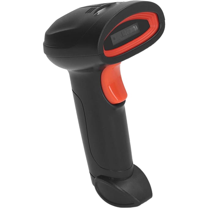 Handheld Barcodescanner Bluetooth 2.4G Draadloze Barcodelezer voor Supermarkt Apotheek black